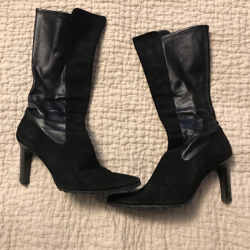 Kenneth Cole Suede and leather boots